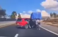 Intento de Asalto en la Carretera Mxico-Texcoco: Familia Captura el Momento en Video