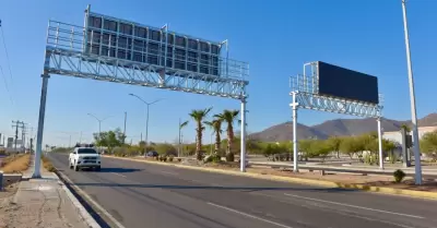 Arcos de seguridad vial con pantallas Led