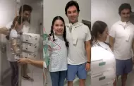 VIDEO "Checo" Prez sorprende en el hospital a pequea aficionada