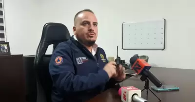 Armando Castaeda Snchez, titular de Proteccin Civil