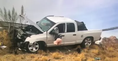 Accidente en el tramo Santa Ana-Hermosillo