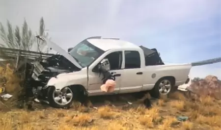 Accidente en el tramo Santa Ana-Hermosillo