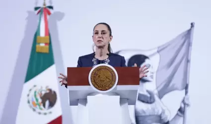 Claudia Sheinbaum Pardo en el saln de tesorera de Palacio Nacional.