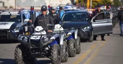 Entrega de equipo a Seguridad Pblica de Cajeme