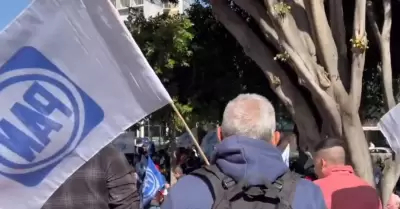 Manifestacin del PAN en oficinas del Infonavit.