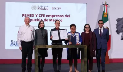 Claudia Sheinbaum firma leyes secundarias de la reforma energtica