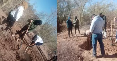 Fosas con restos humanos