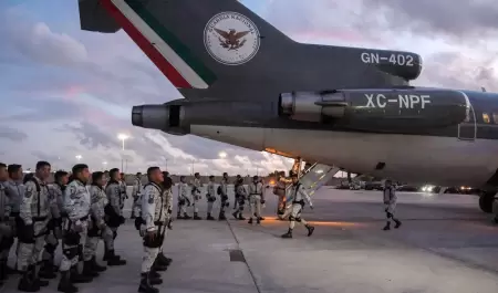 Despliegue de Guardia Nacional en la frontera con Estados Unidos