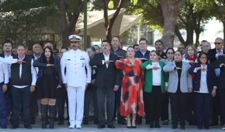 Ceremonia de aniversario de la Constitucin en Cajeme