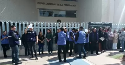 Trabajadores del Poder Judicial federal en Hermosillo