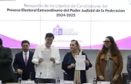 Senado entrega al INE listas de candidaturas de eleccin judicial