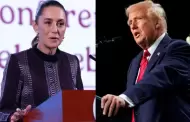 Trump dice que Sheinbaum es "una mujer maravillosa"