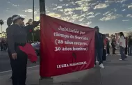 VIDEO Maestros se manifiestan contra iniciativa de reforma a la Ley del ISSSTE