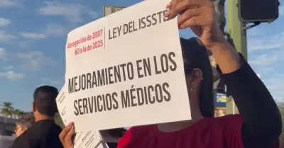 Manifestacin de maestros federalizados