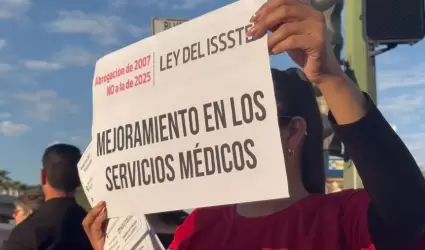 Manifestacin de maestros federalizados