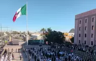 Autoridades realizan ceremonia por el Da de la Bandera