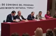 Lanzan programa en beneficio de usuarios de servicios notariales