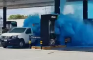 Hombre causa incendio en gasolinera por usar su telfono