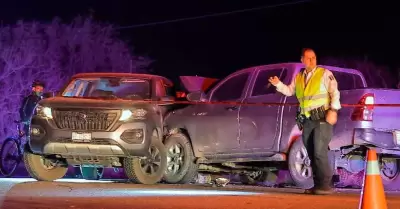 Accidente en carretera a Kino