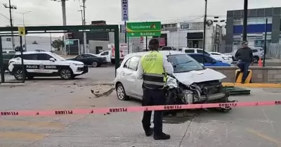 Accidente en bulevar Quiroga y Perimetral Norte