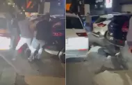 VIDEO Hijo de alcalde de SLP golpea a joven afuera de un antro