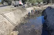 Limpian canales y arroyos de Hermosillo