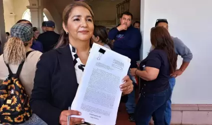 Lourdes Rojas, secretaria general del Sindicato de Trabajadores y Empleados de l