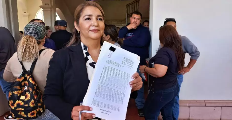 Lourdes Rojas, secretaria general del Sindicato de Trabajadores y Empleados de la Universidad de Sonora (Steus)