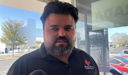 Samuel Ramos, coordinador local de Cruz Roja Delegacin Hermosillo.