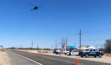 Reporta SSP saldo blanco en carreteras de Sonora