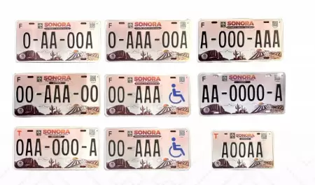Nuevos diseos de placas vehiculares