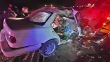 Choque por alcance en carretera 100