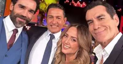 Andrea Legarreta y Fernando Colunga
