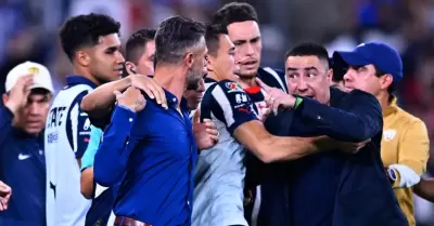Efraín Juárez y Martín Demichelis fueron expulsados