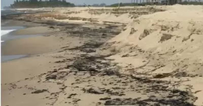Derrame de hidrocarburo de la refinería de Dos Bocas