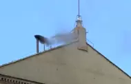 Fumata negra por segunda vez en el cnclave; an no se elige papa
