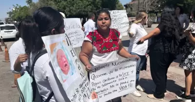 Manifestación de familiares de Juliana Adaly