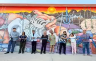 Restauran emblemtico mural de la Unison a 28 aos de su creacin