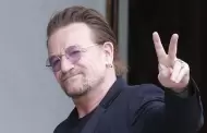 Bono, lder de U2, llega a los 65 aos