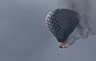 VIDEO: Muere una persona al incendiarse globo aerosttico durante festival en Zacatecas