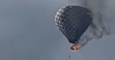 Accidente en globo aerostático
