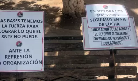 Protesta de maestros federalizados
