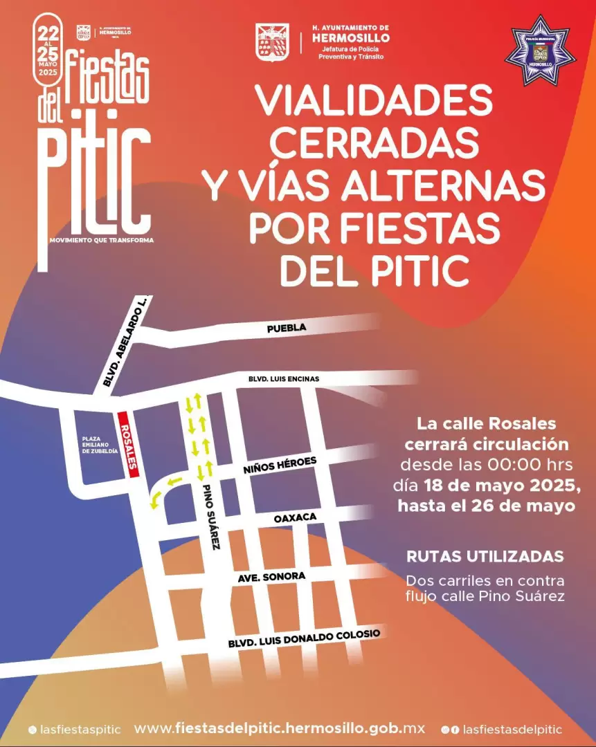 Cierre de vialidad