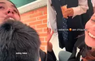 VIDEO "No llores, profe"... Pequeos alumnos consuelan a su maestra