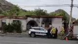 Incendio en vivienda de colonia El Ranchito