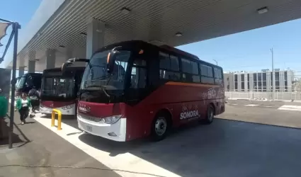 Ponen en marcha electrolinera para transporte urbano en Hermosillo