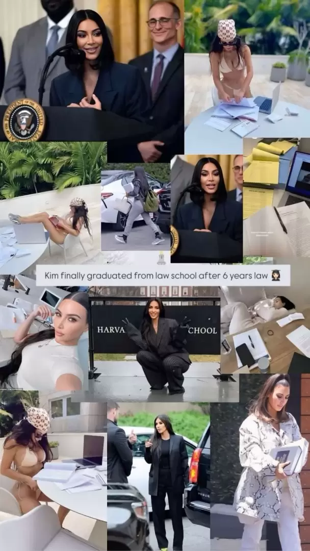 Kim Kardashian est a poco de convertirse en abogada