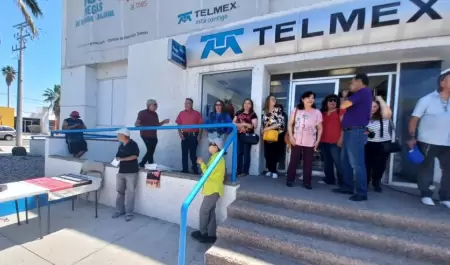 Trabajadores de Telmex