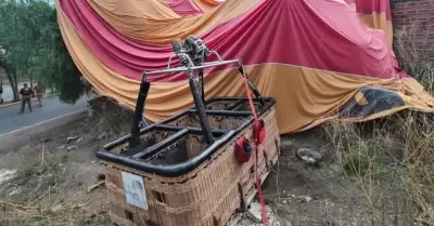 Desplome de globo aerostático