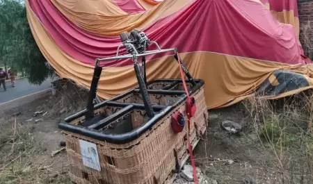 Desplome de globo aerostático